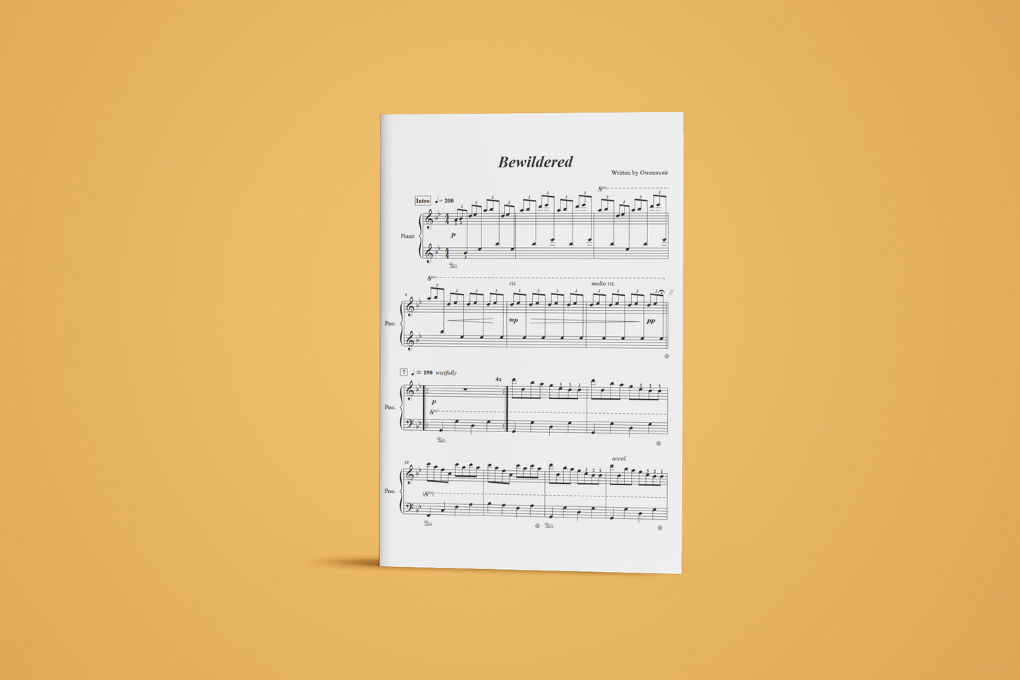 Bewildered Sheet Music (Digital)